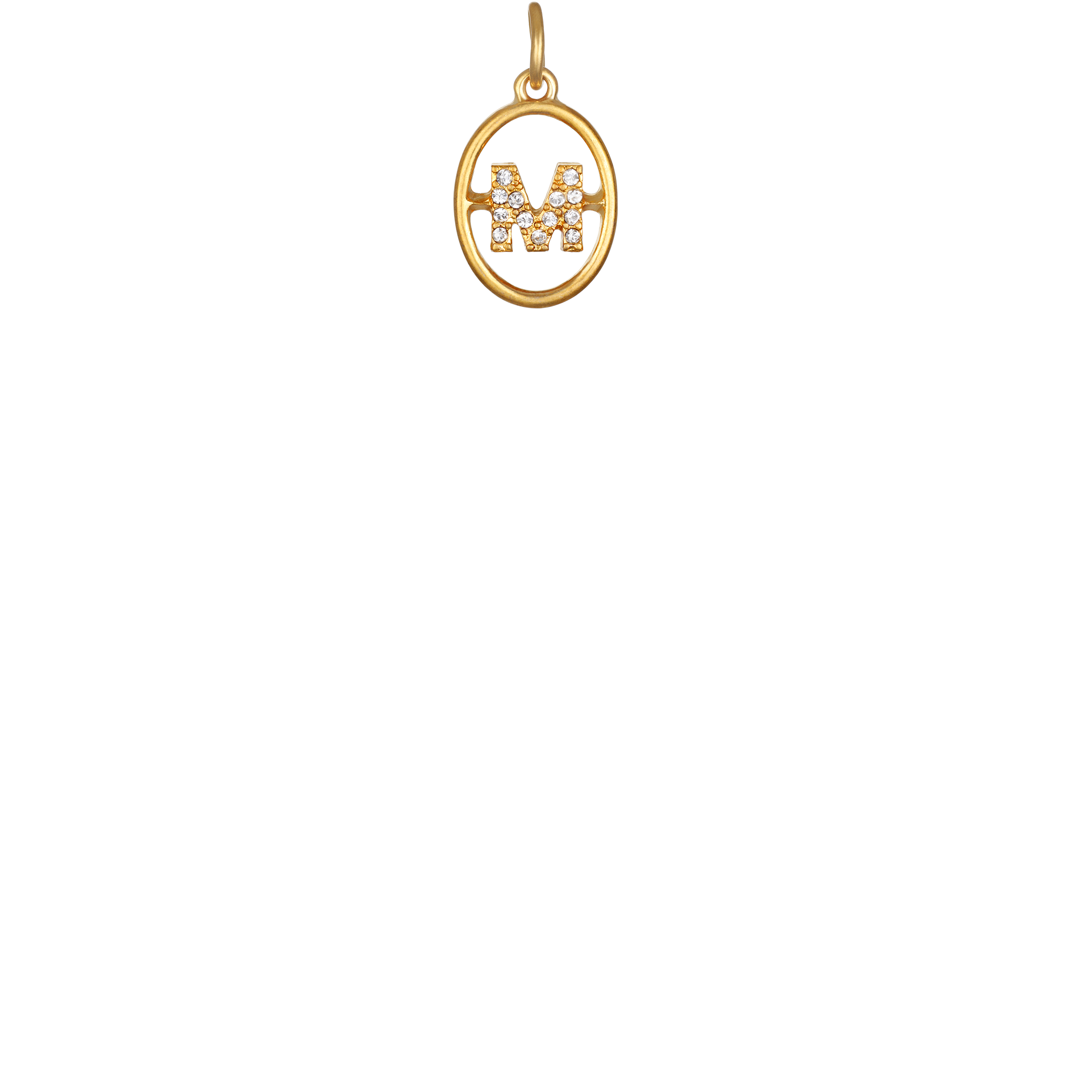 "M" Chloe Initial - Gold